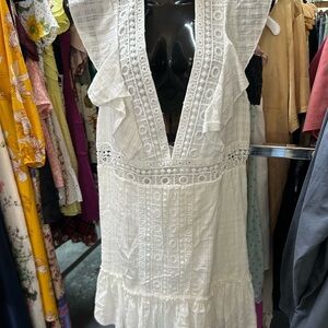 Cupshe White Lace Mini Dress